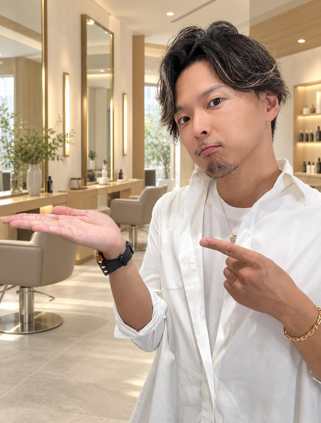 髪ラボ美容師が相談をご案内